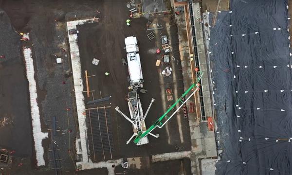 Drone photo June 7 2022 footings